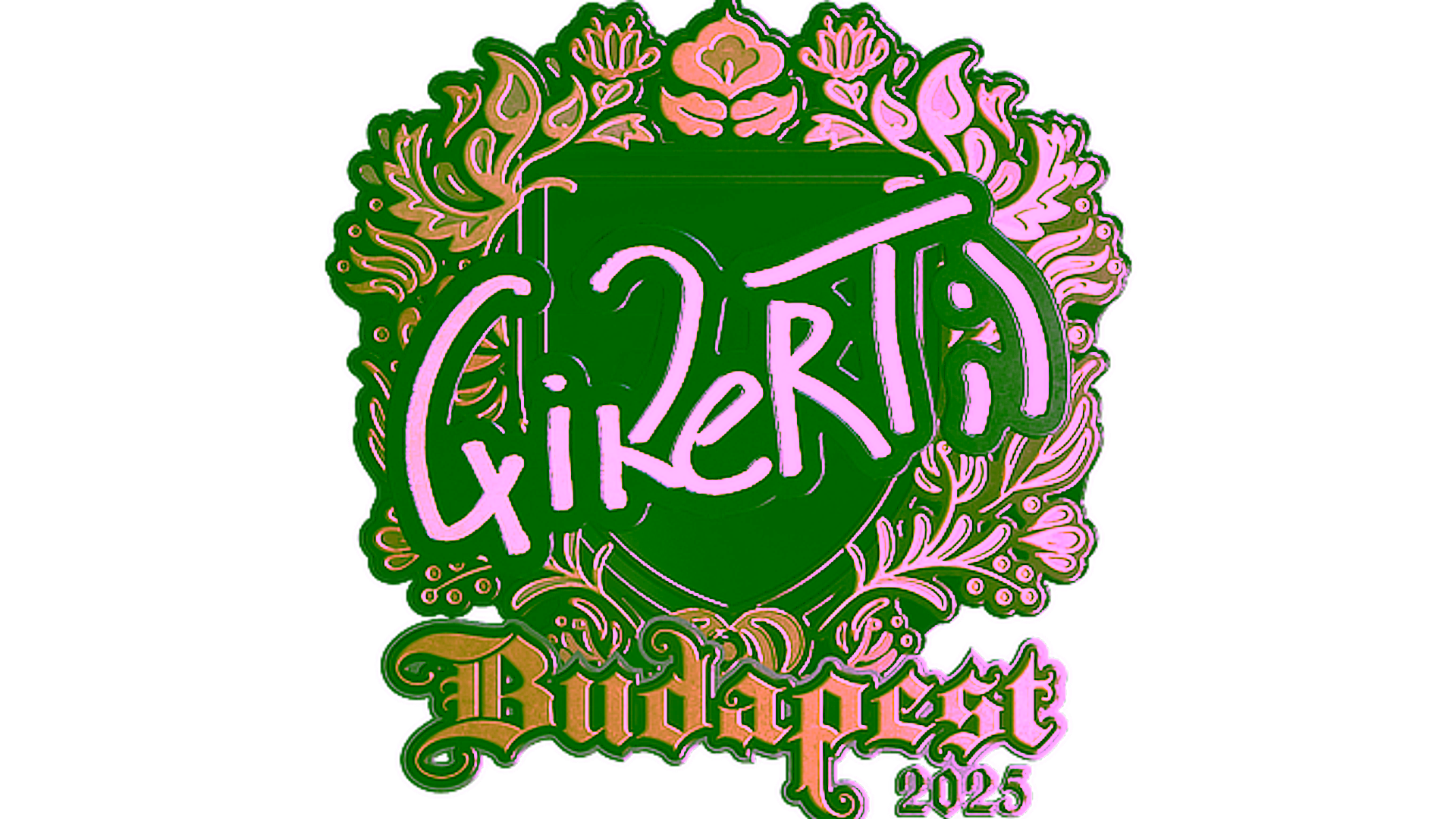 Visar för Sticker | qikert (Gold) | Budapest 2025