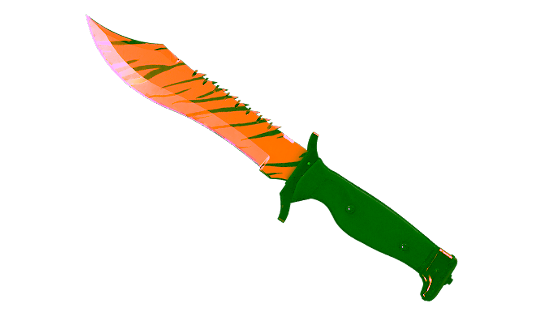 Display for ★ StatTrak™ Bowie Knife | Tiger Tooth (Minimal Wear)