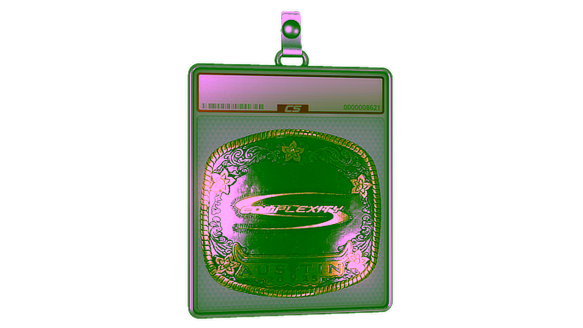 Display for Sticker Slab | Complexity Gaming (Gold) | Austin 2025