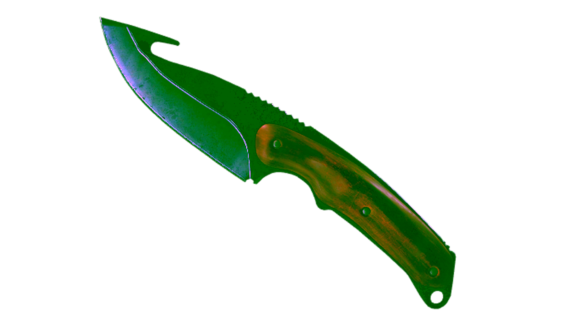 Display for ★ StatTrak™ Gut Knife | Blue Steel (Battle-Scarred)