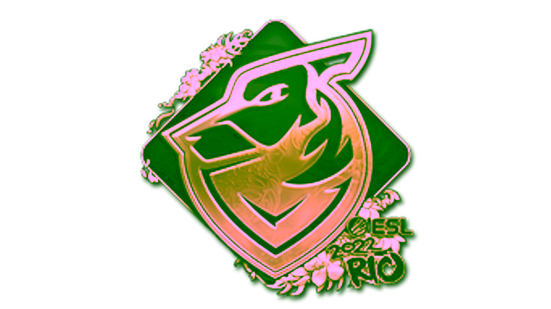 Rodyti Sticker | Grayhound Gaming (Gold) | Rio 2022