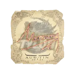 Sticker Mercury Austin 2025