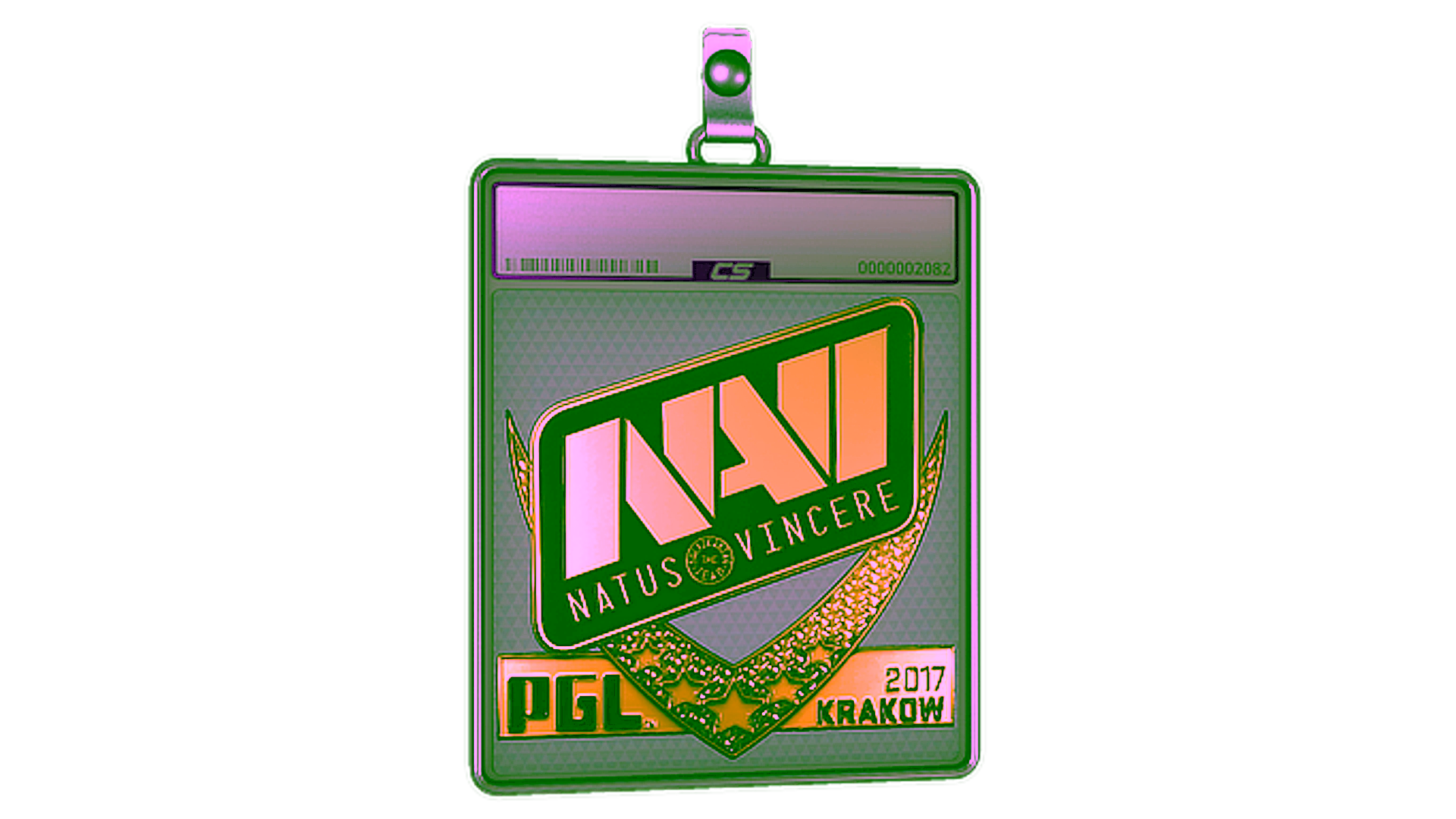 Display for Sticker Slab | Natus Vincere (Gold) | Krakow 2017