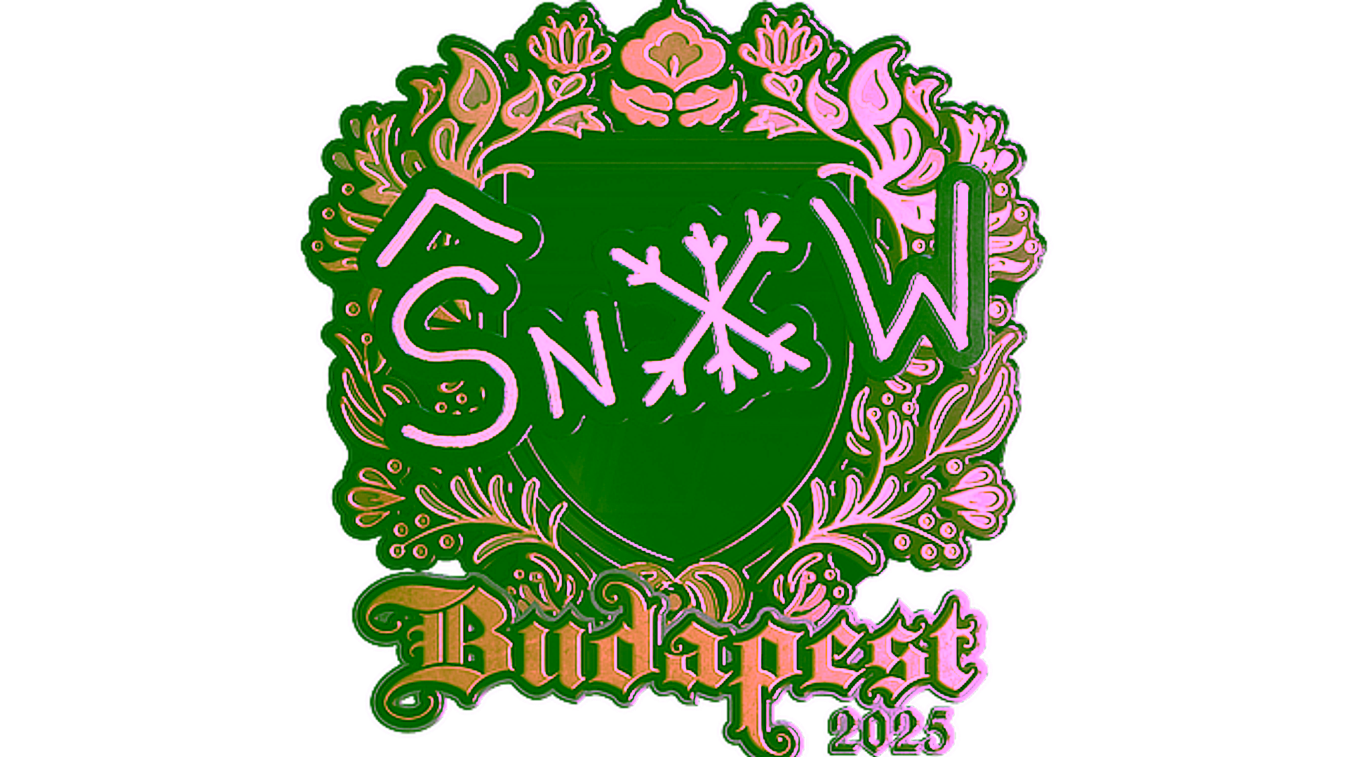 Mostrar para Sticker | snow (Gold) | Budapest 2025
