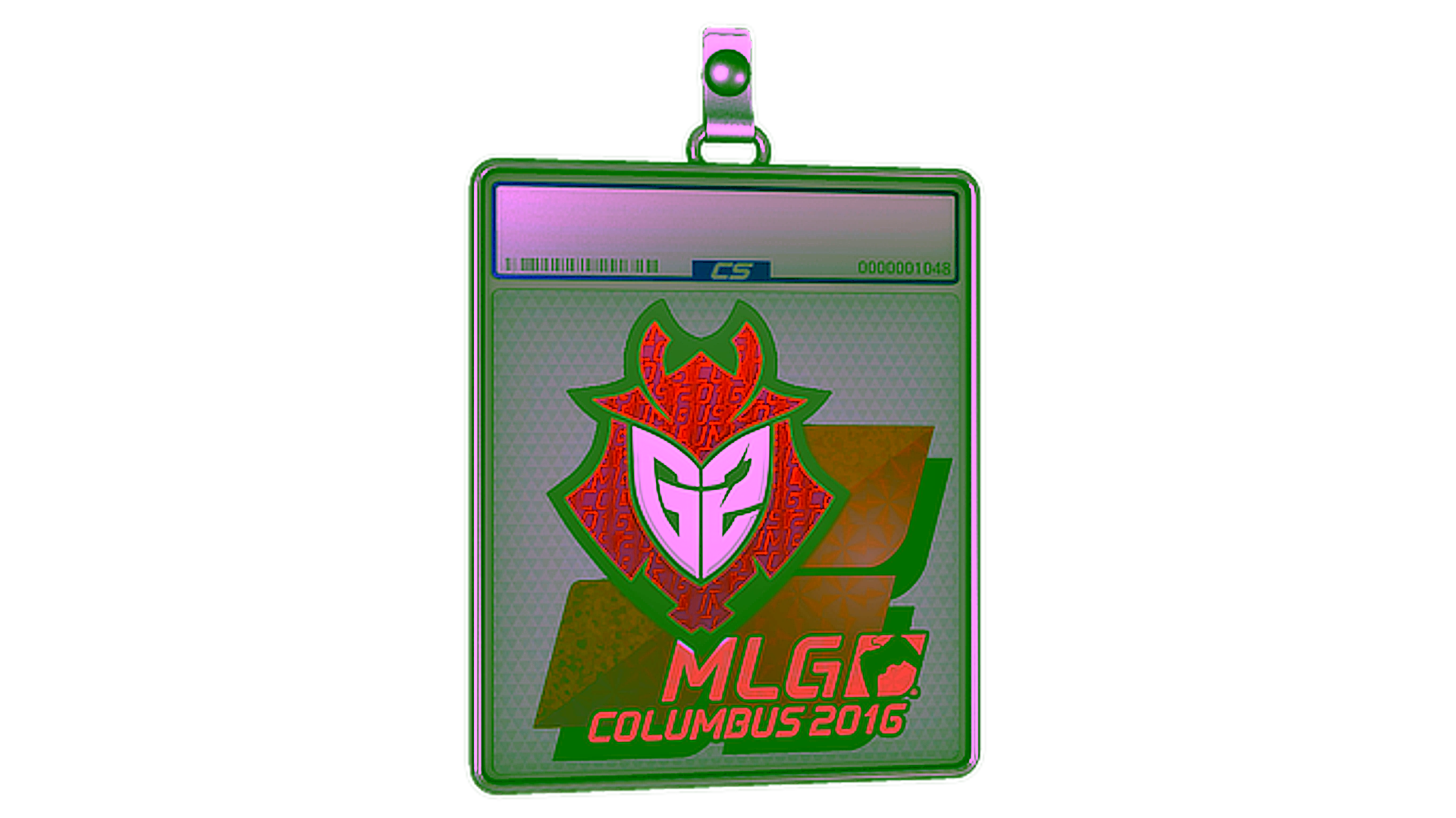 Display for Sticker Slab | G2 Esports (Holo) | MLG Columbus 2016