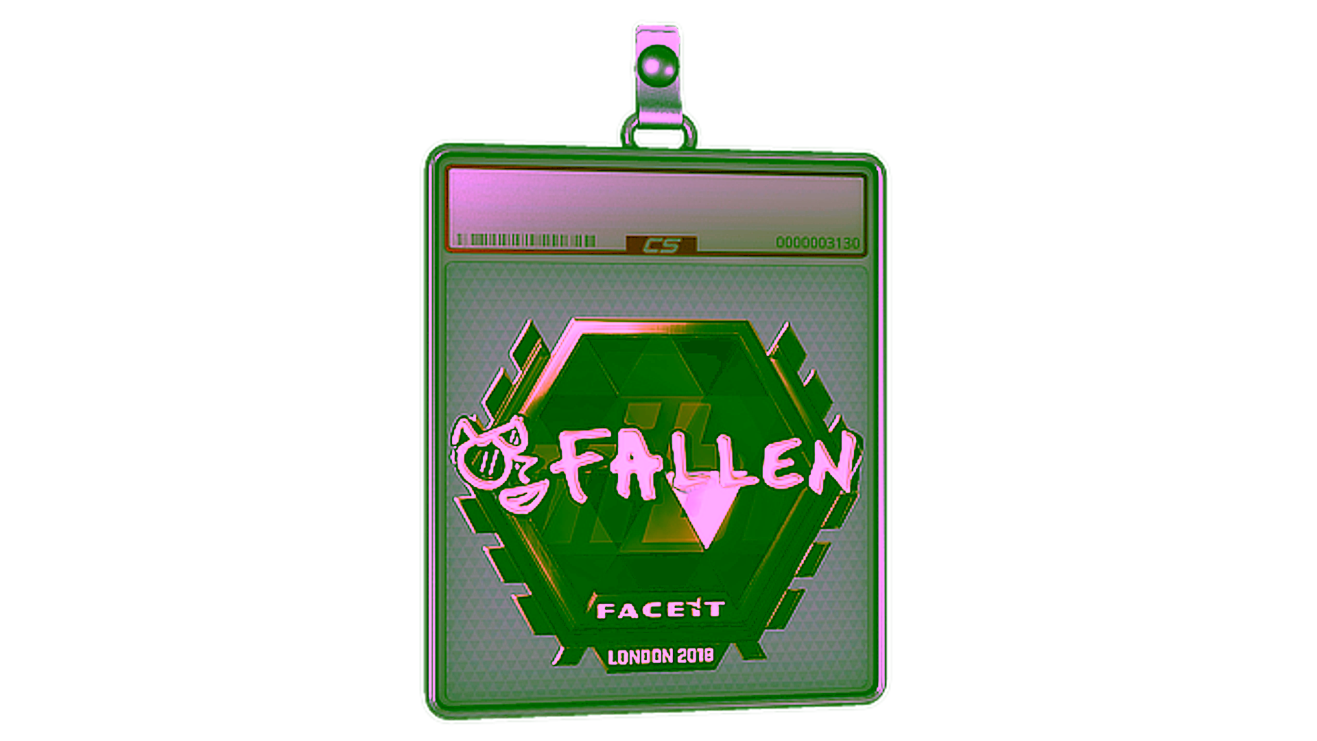 Visar för Sticker Slab | FalleN (Gold) | London 2018