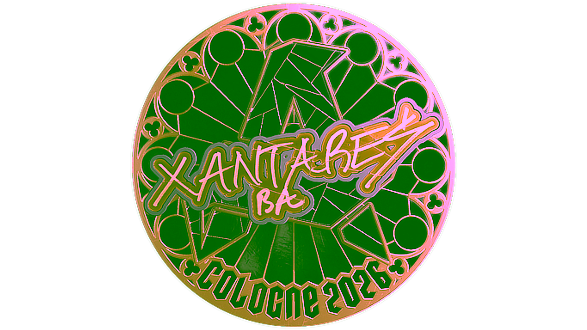Display for Sticker | XANTARES (Gold) | Cologne 2026