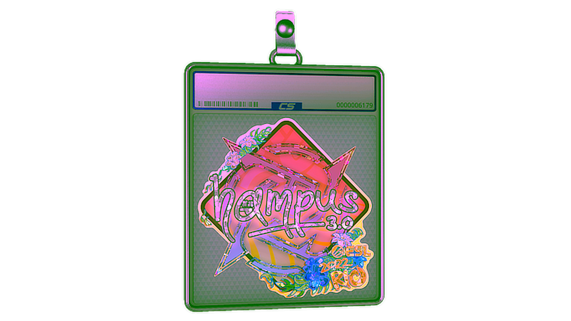 Sticker Slab | hampus (Glitter) | Rio 2022 için görüntü