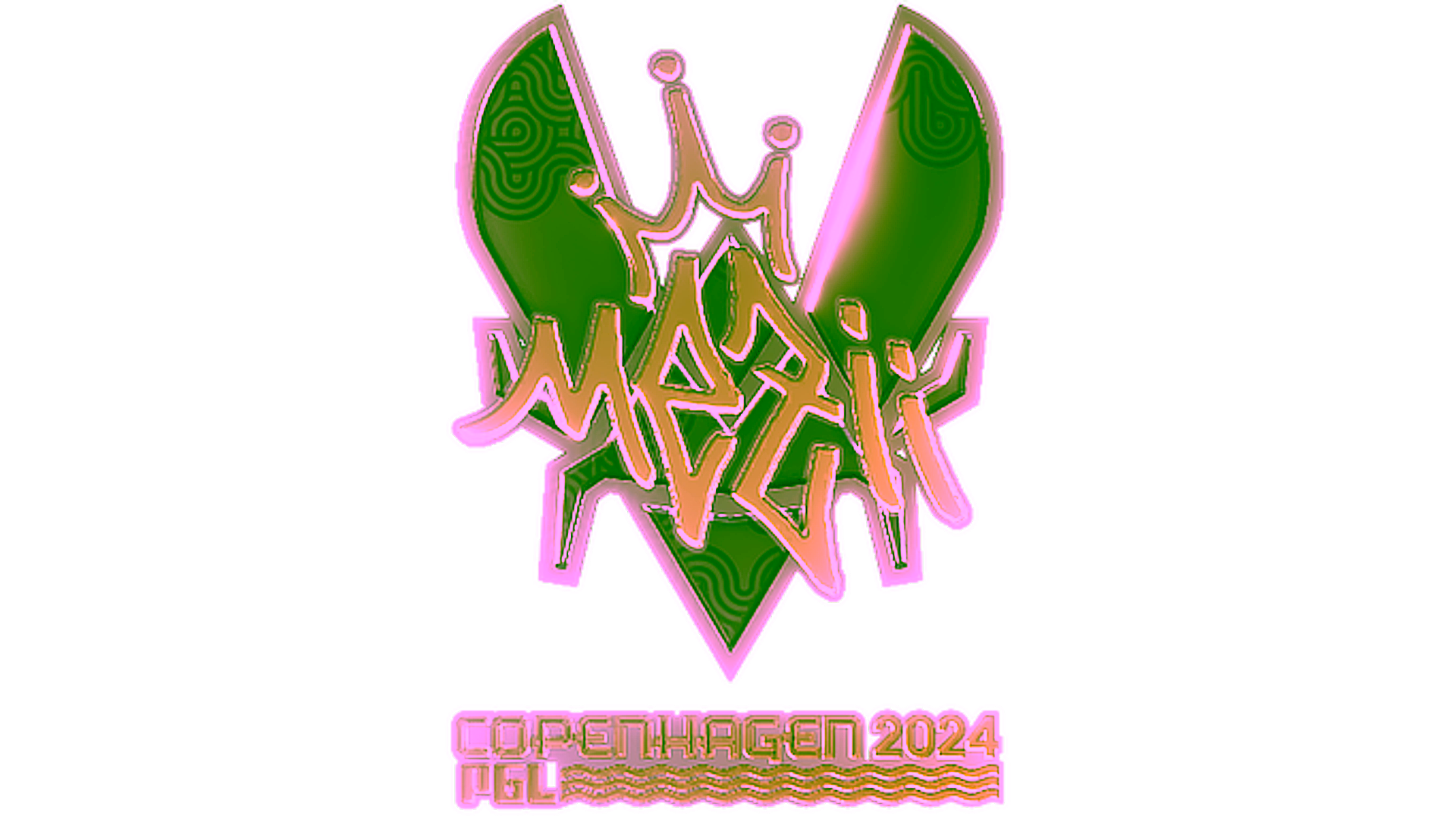 Affichage pour Sticker | mezii (Gold) | Copenhagen 2024