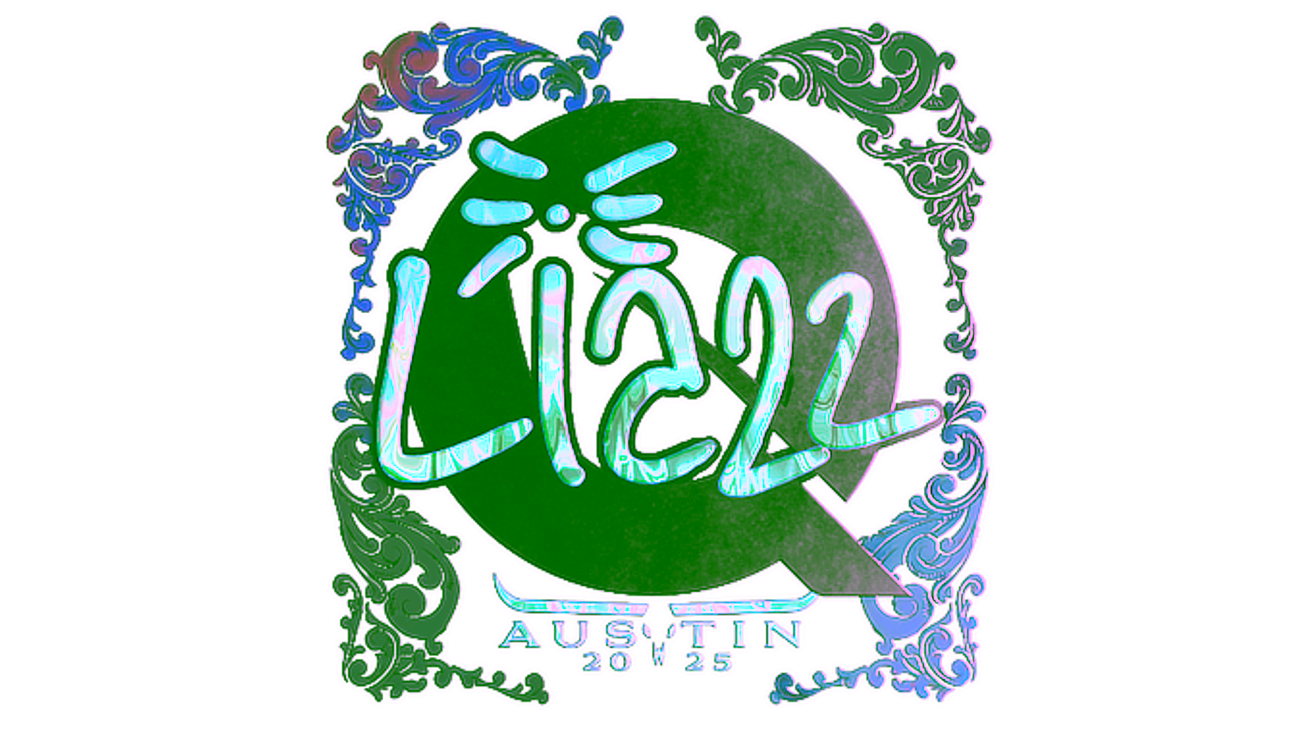 Display for Sticker | Liazz (Holo) | Austin 2025