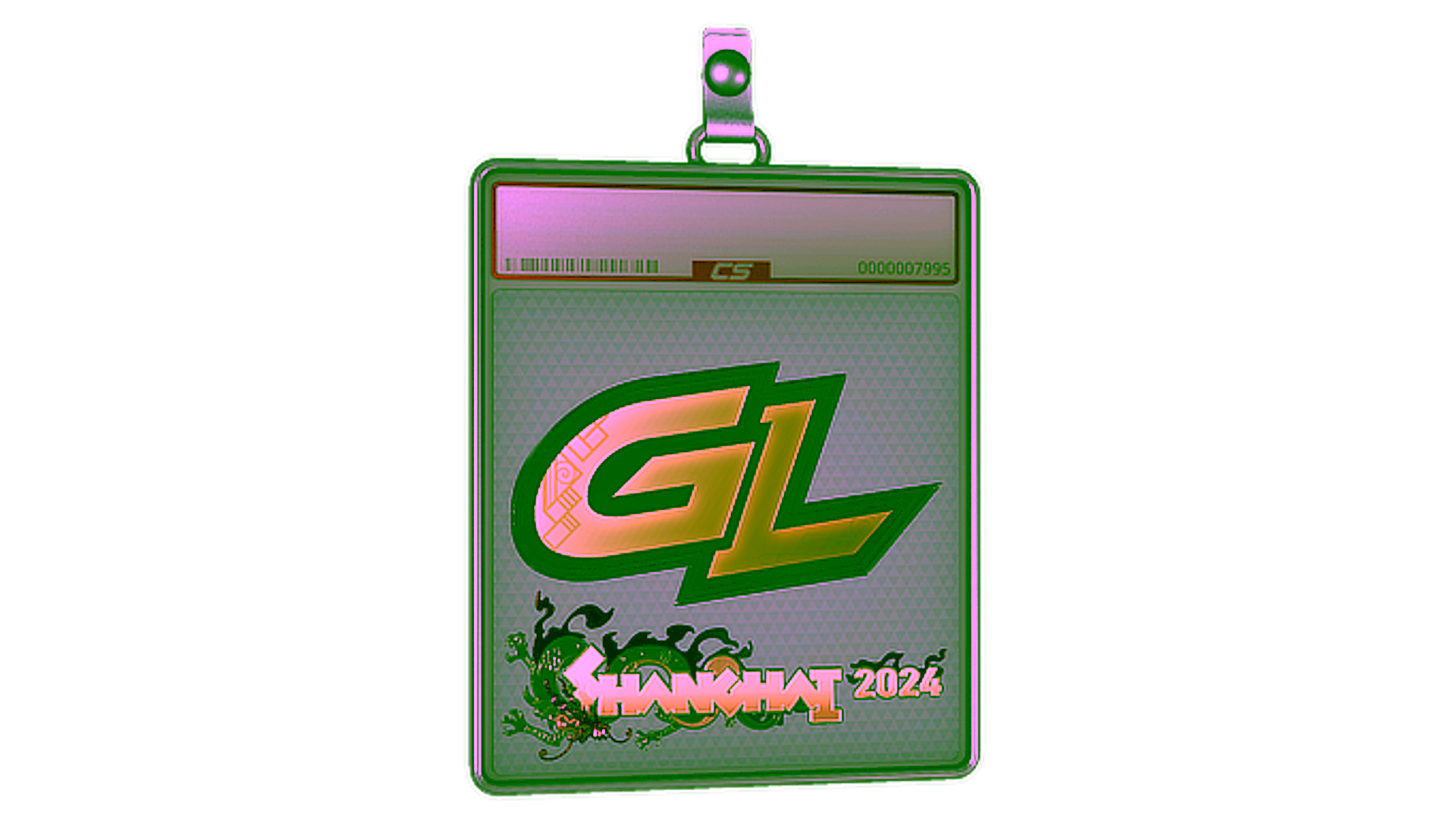 Display for Sticker Slab | GamerLegion (Gold) | Shanghai 2024