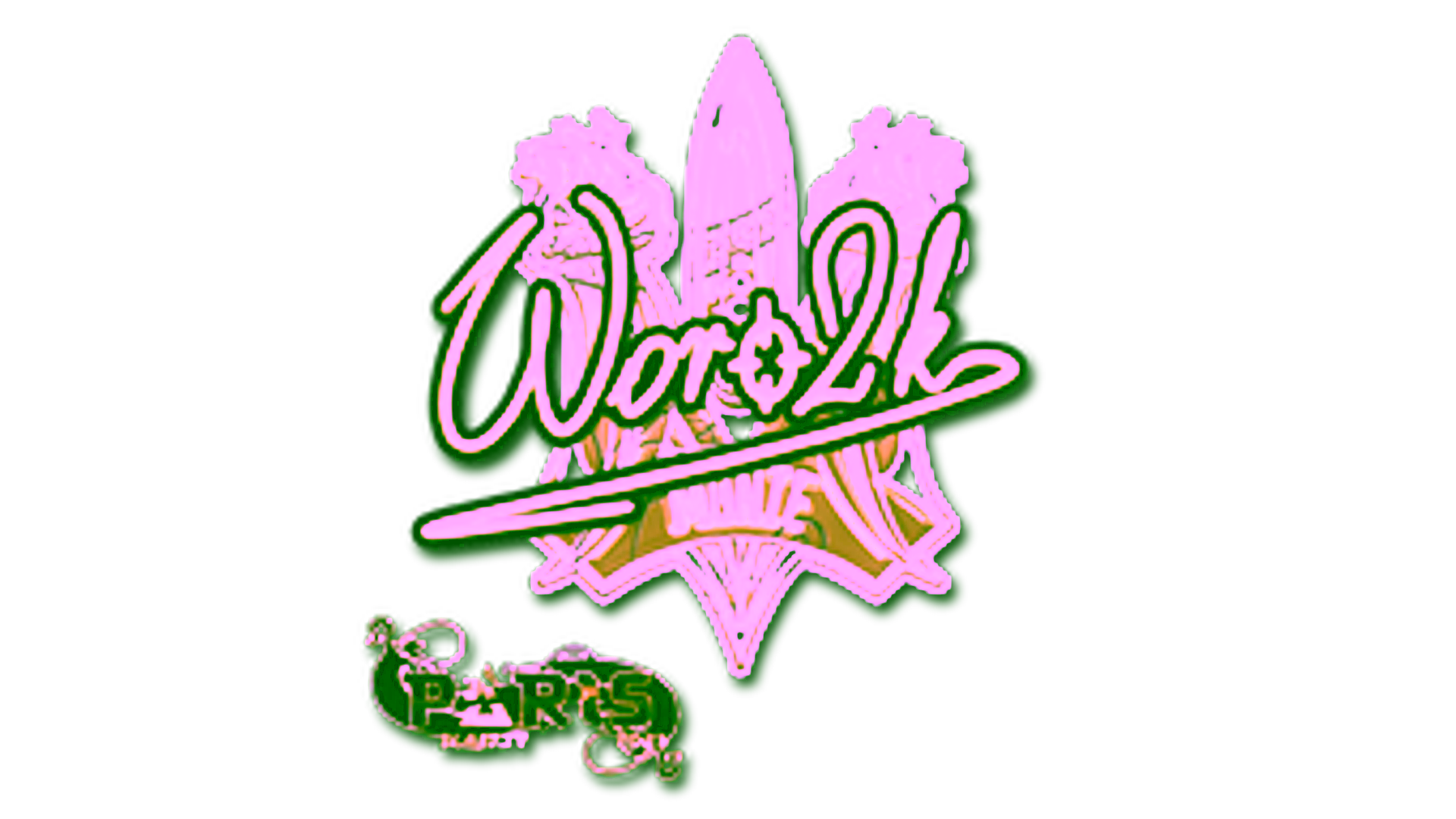 Display for Sticker | Woro2k (Gold) | Paris 2023