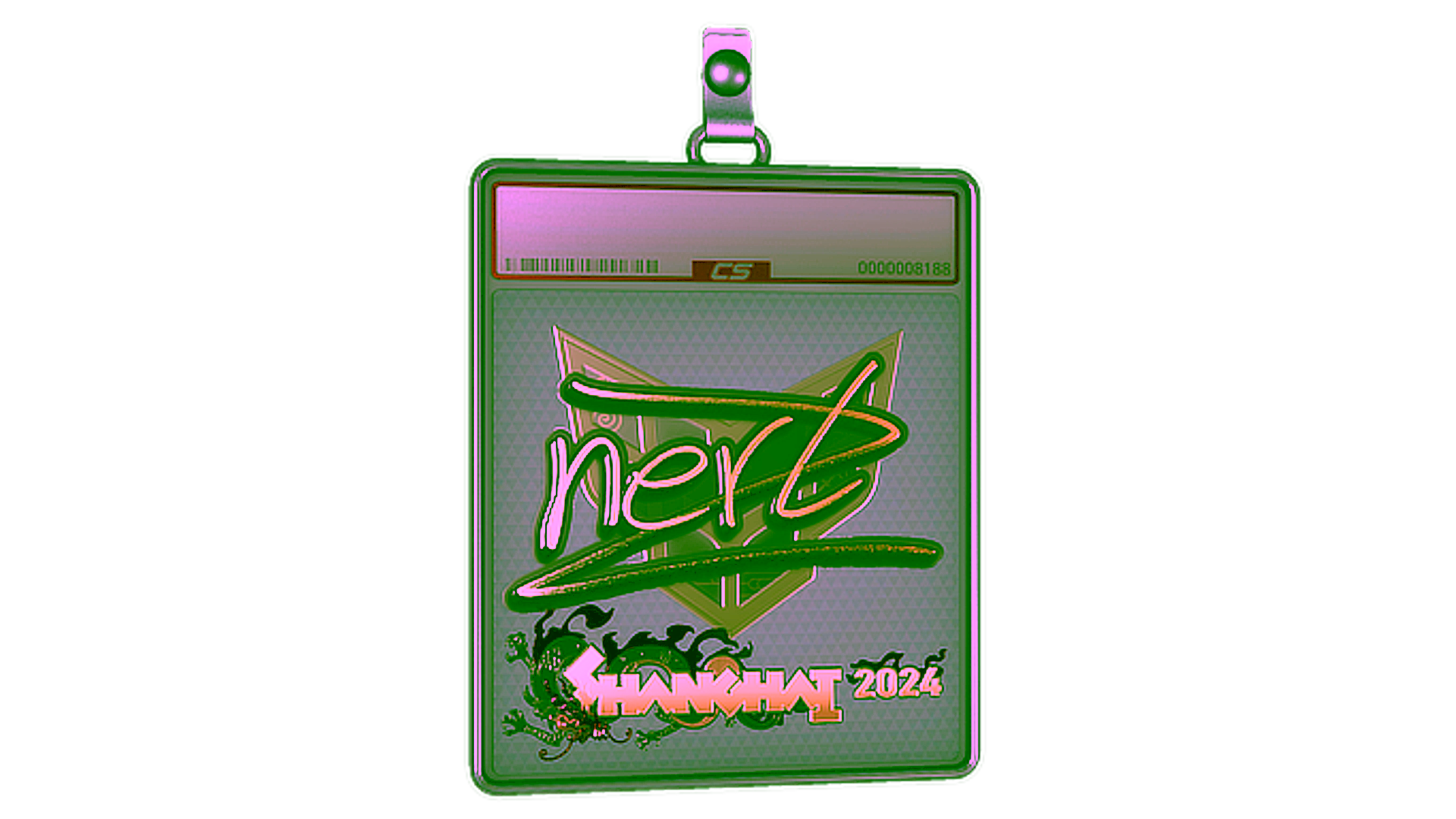 Exibição para Sticker Slab | NertZ (Gold) | Shanghai 2024