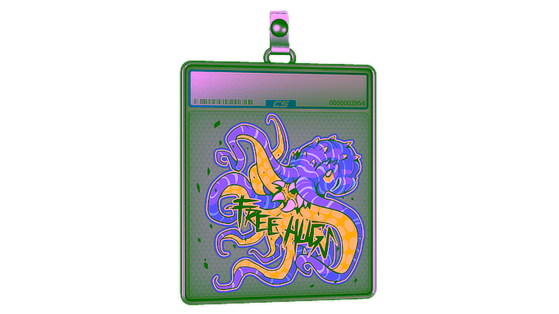 Display for Sticker Slab | Free Hugs