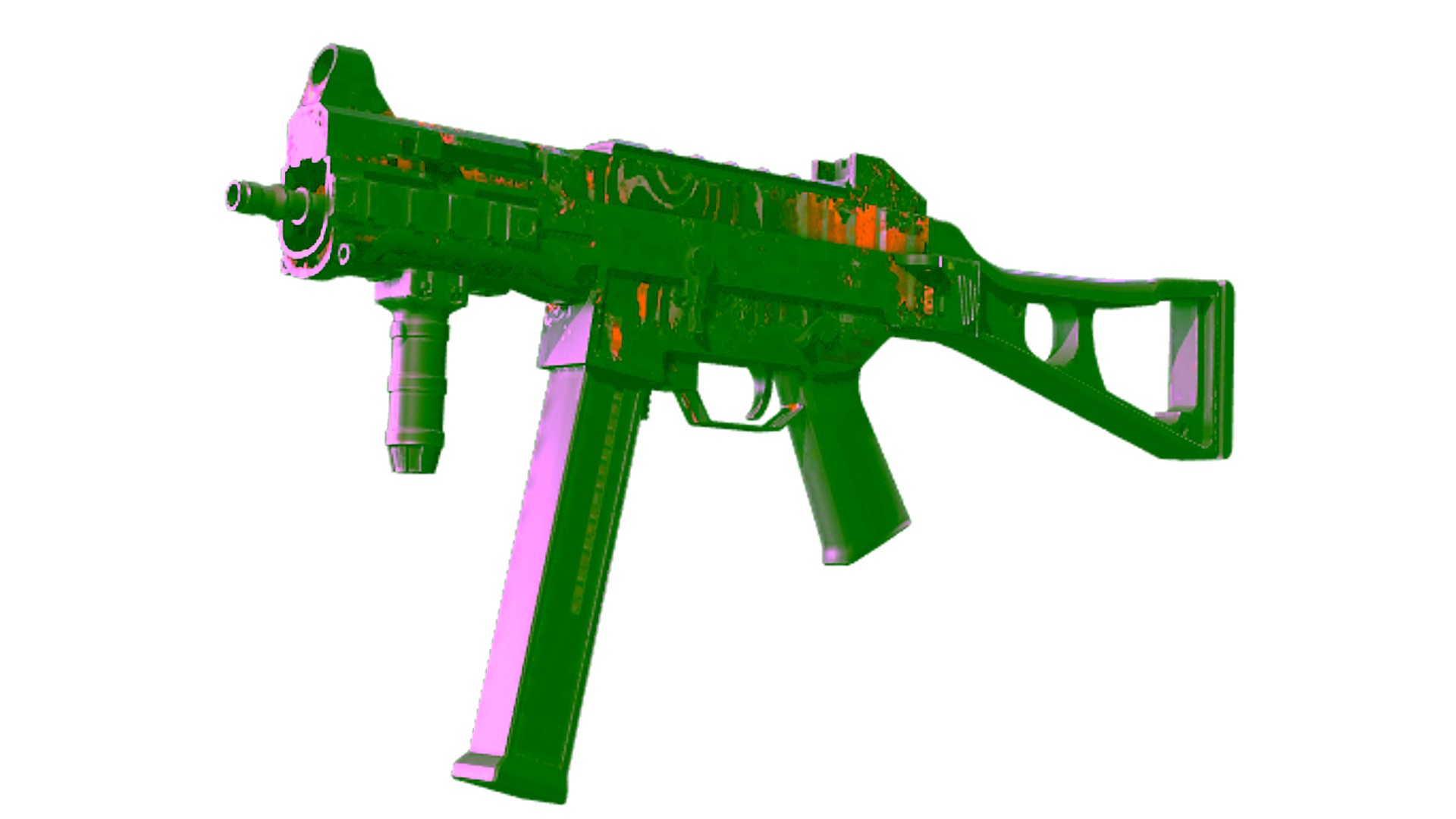 Display for UMP-45 | Oscillator (Battle-Scarred)