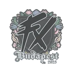 Sticker Fluxo Budapest 2025