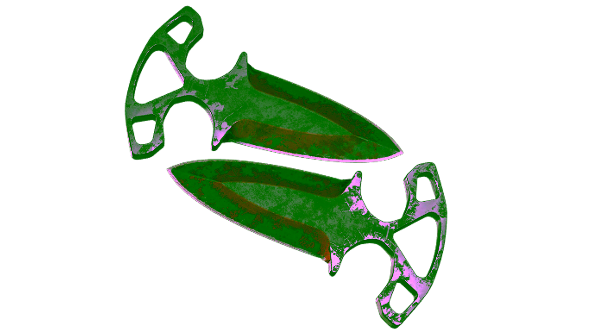 Display for ★ StatTrak™ Shadow Daggers | Crimson Web (Battle-Scarred)