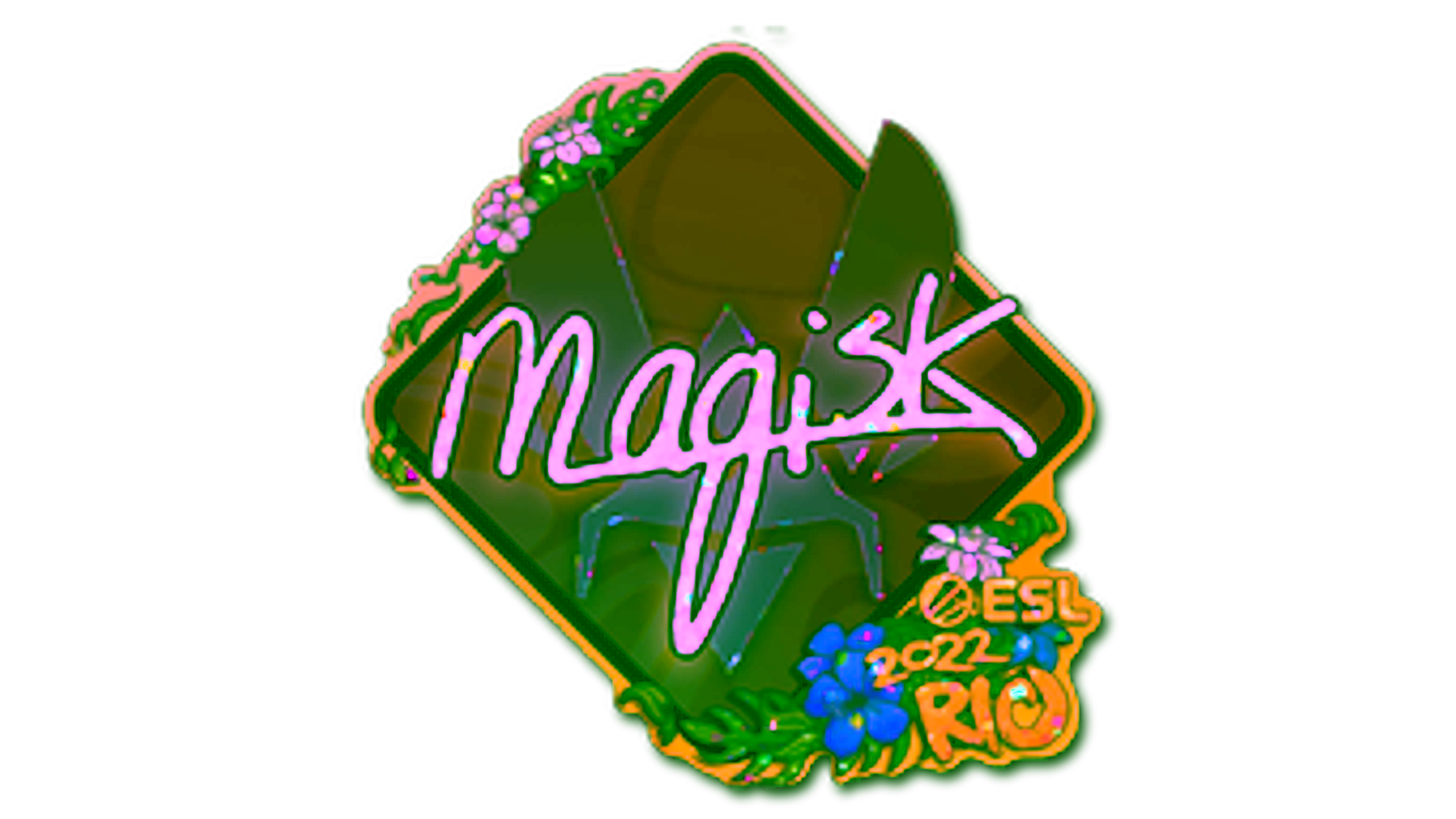 Mostrar para Sticker | Magisk (Glitter) | Rio 2022