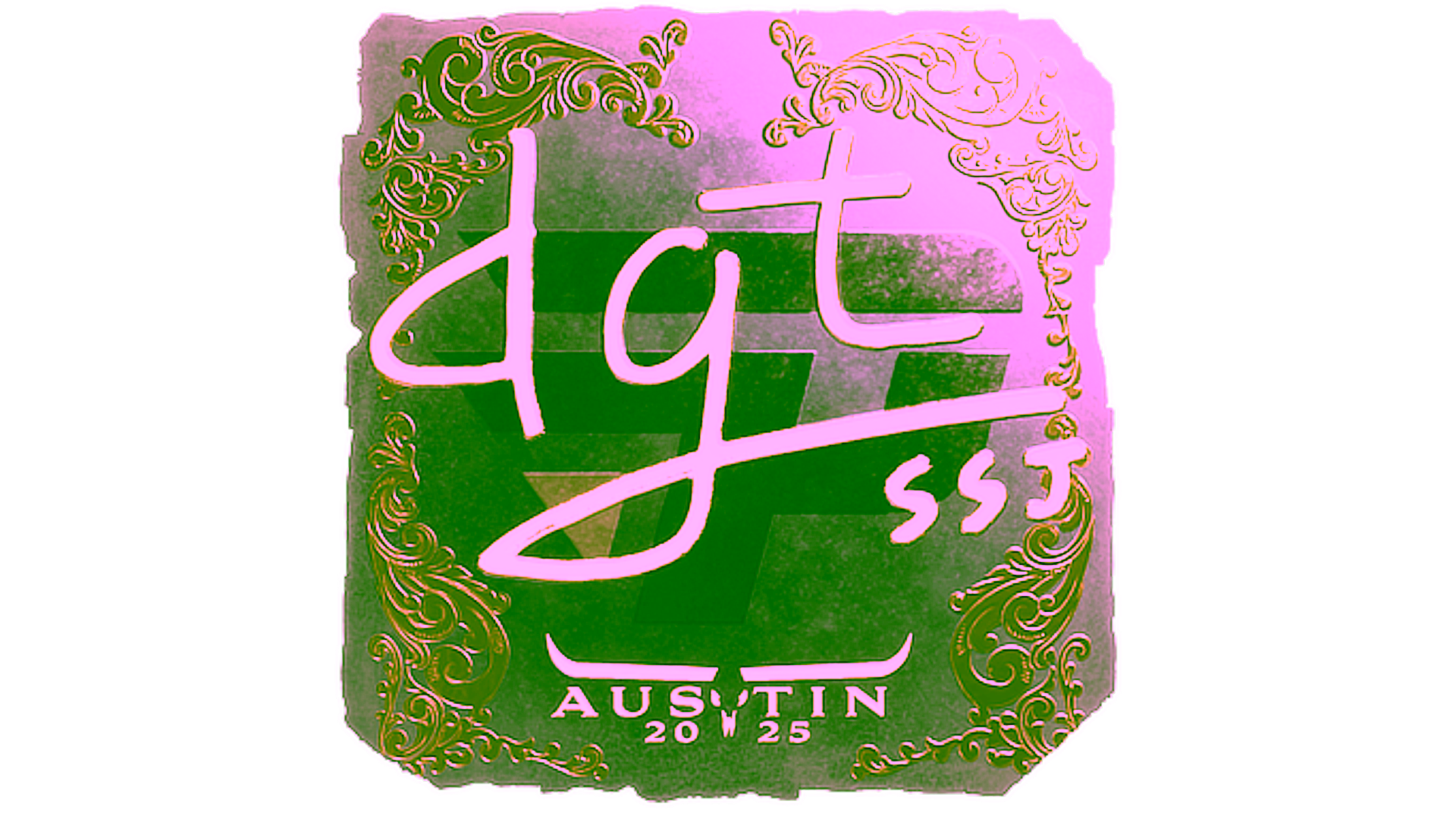 Visar för Sticker | dgt (Gold) | Austin 2025