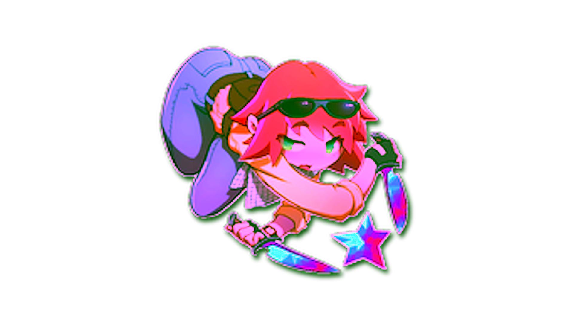 Mostrar para Sticker | Kawaii T (Holo)