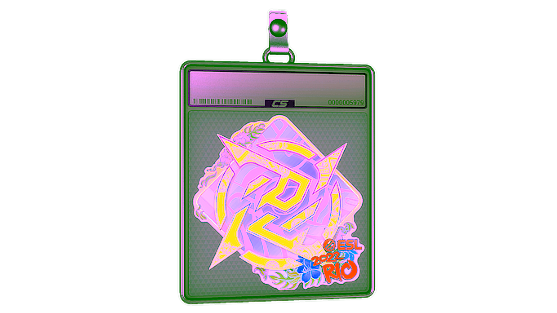 Affichage pour Sticker Slab | Ninjas in Pyjamas (Holo) | Rio 2022