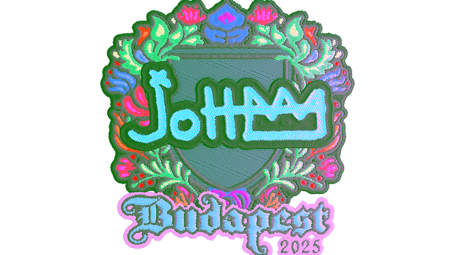 Sticker | jottAAA (Embroidered) | Budapest 2025 için görüntü