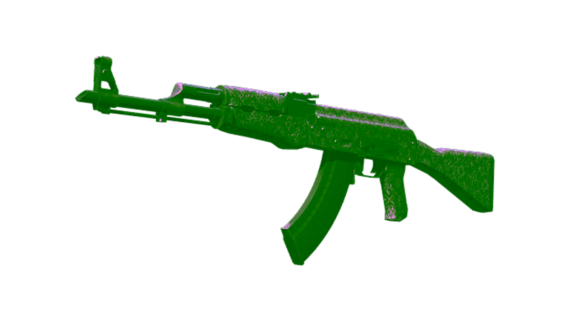 Display for AK-47 | Baroque Purple (Well-Worn)