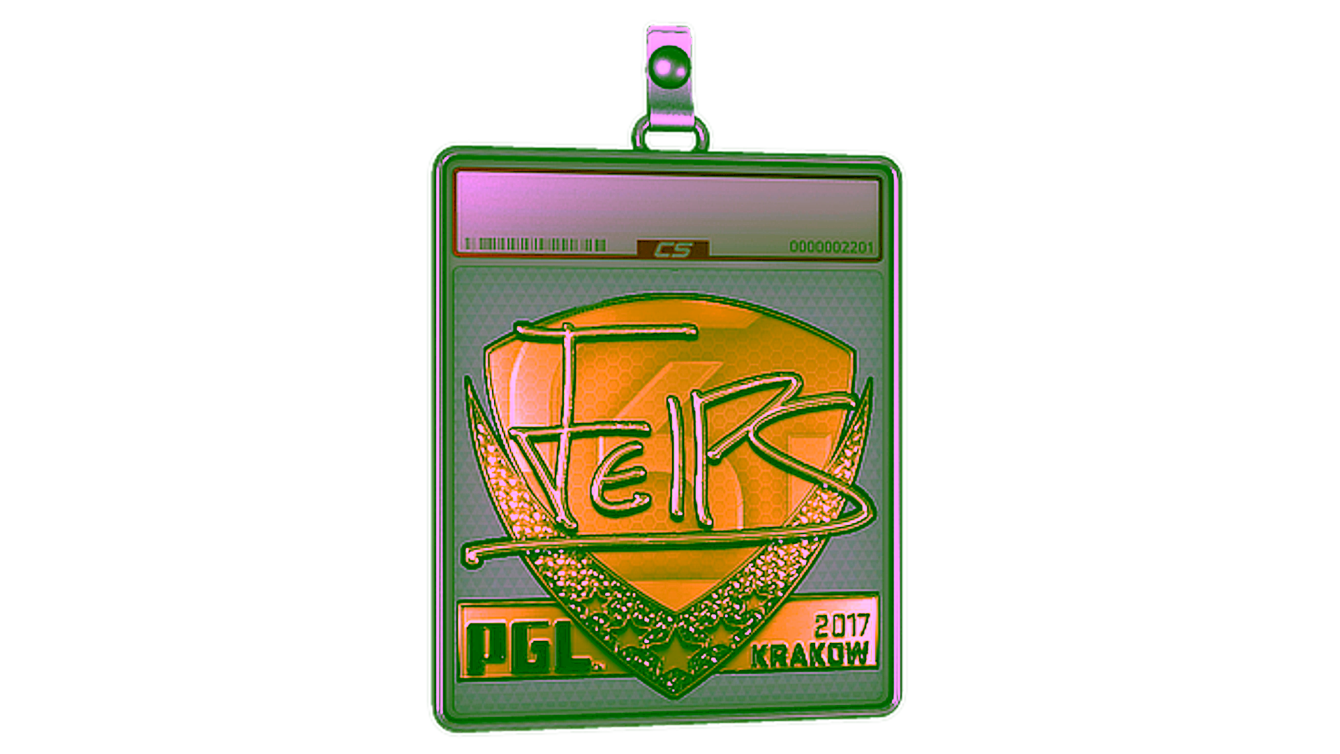 Affichage pour Sticker Slab | felps (Gold) | Krakow 2017