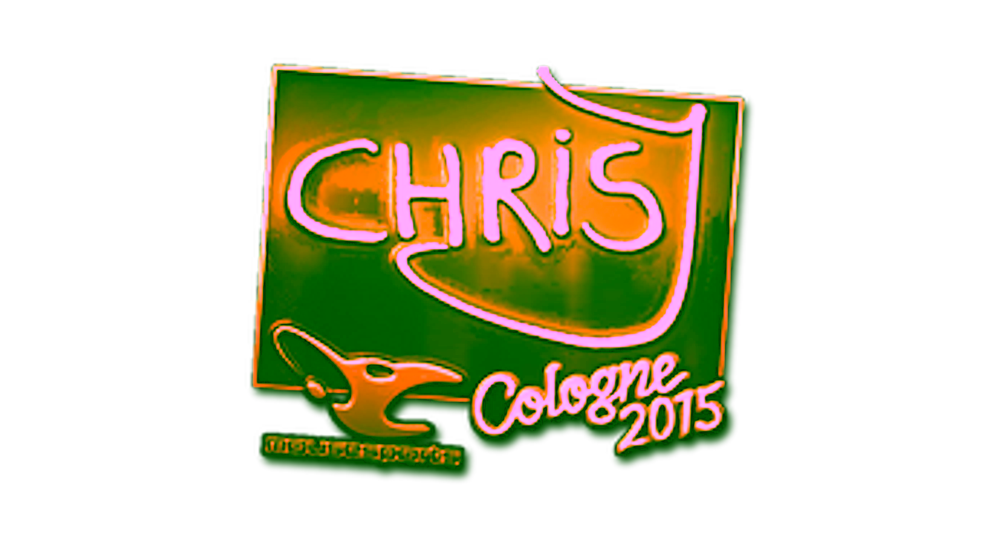 Visar för Sticker | chrisJ (Gold) | Cologne 2015