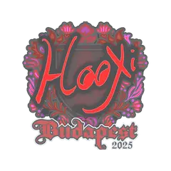 Sticker HooXi Budapest 2025