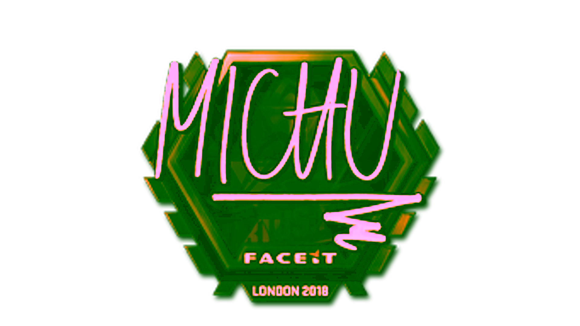 Display for Sticker | MICHU (Gold) | London 2018