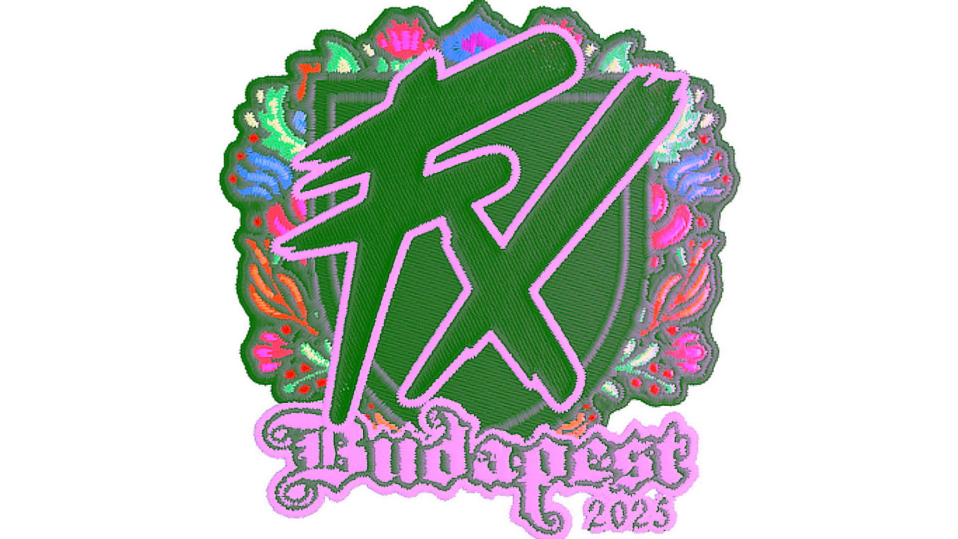 Display for Sticker | Fluxo (Embroidered) | Budapest 2025