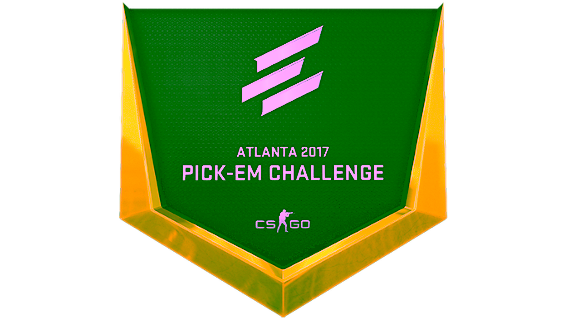 Display for Gold Atlanta 2017 Pick'Em Trophy