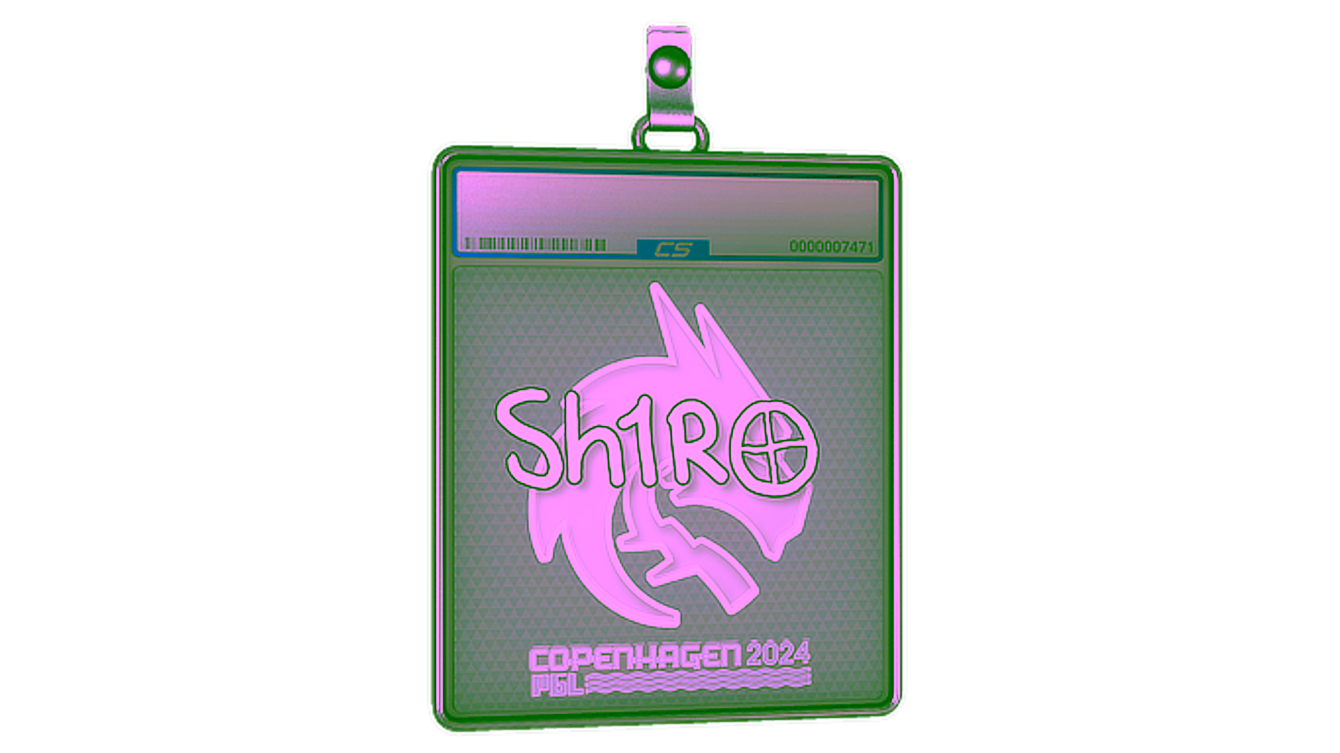 Affichage pour Sticker Slab | sh1ro | Copenhagen 2024