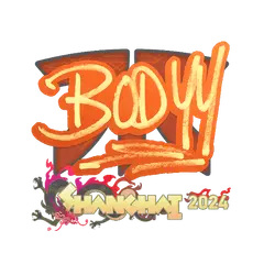 Sticker bodyy Shanghai 2024