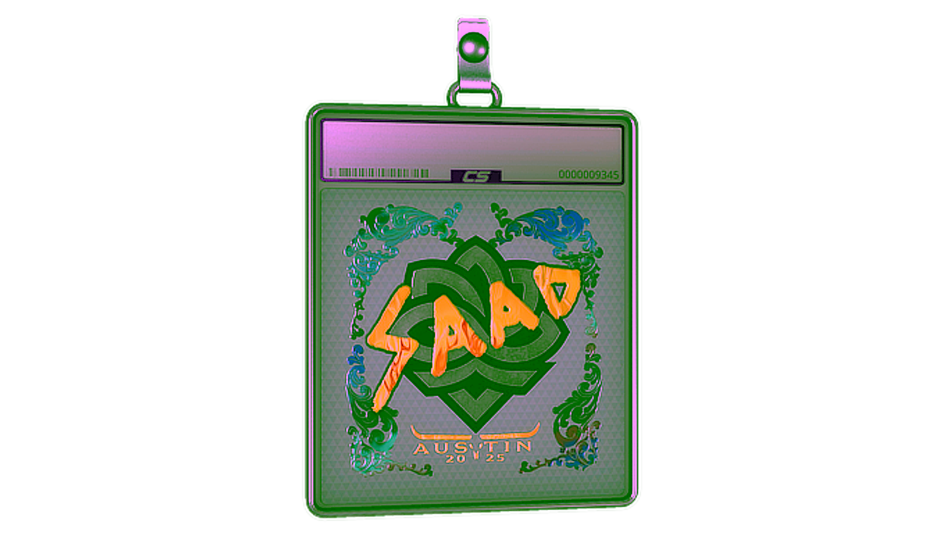 Sticker Slab | saadzin (Holo) | Austin 2025 için görüntü