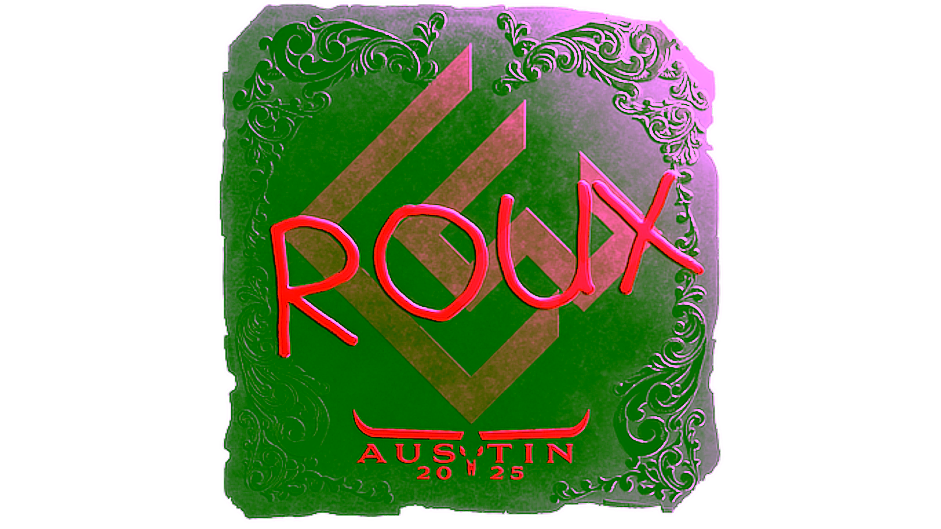 Display for Sticker | ROUX (Foil) | Austin 2025