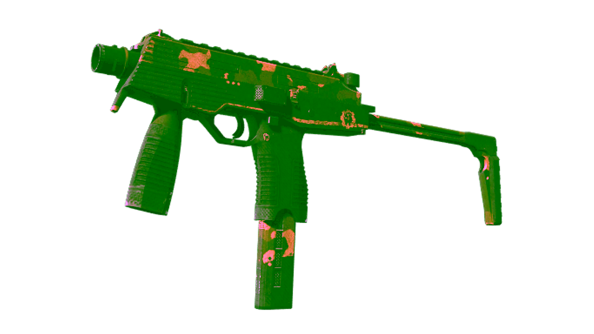 عرض لـ StatTrak™ MP9 | Black Sand (Battle-Scarred)