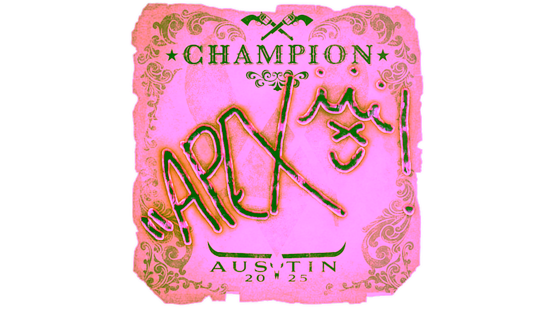 Display for Sticker | apEX (Champion) | Austin 2025