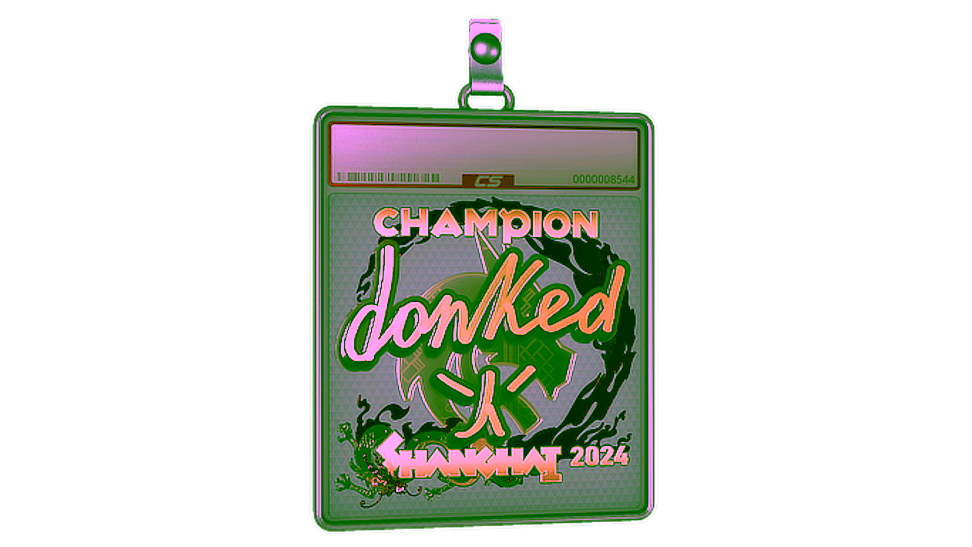 Display for Sticker Slab | donk (Gold, Champion) | Shanghai 2024