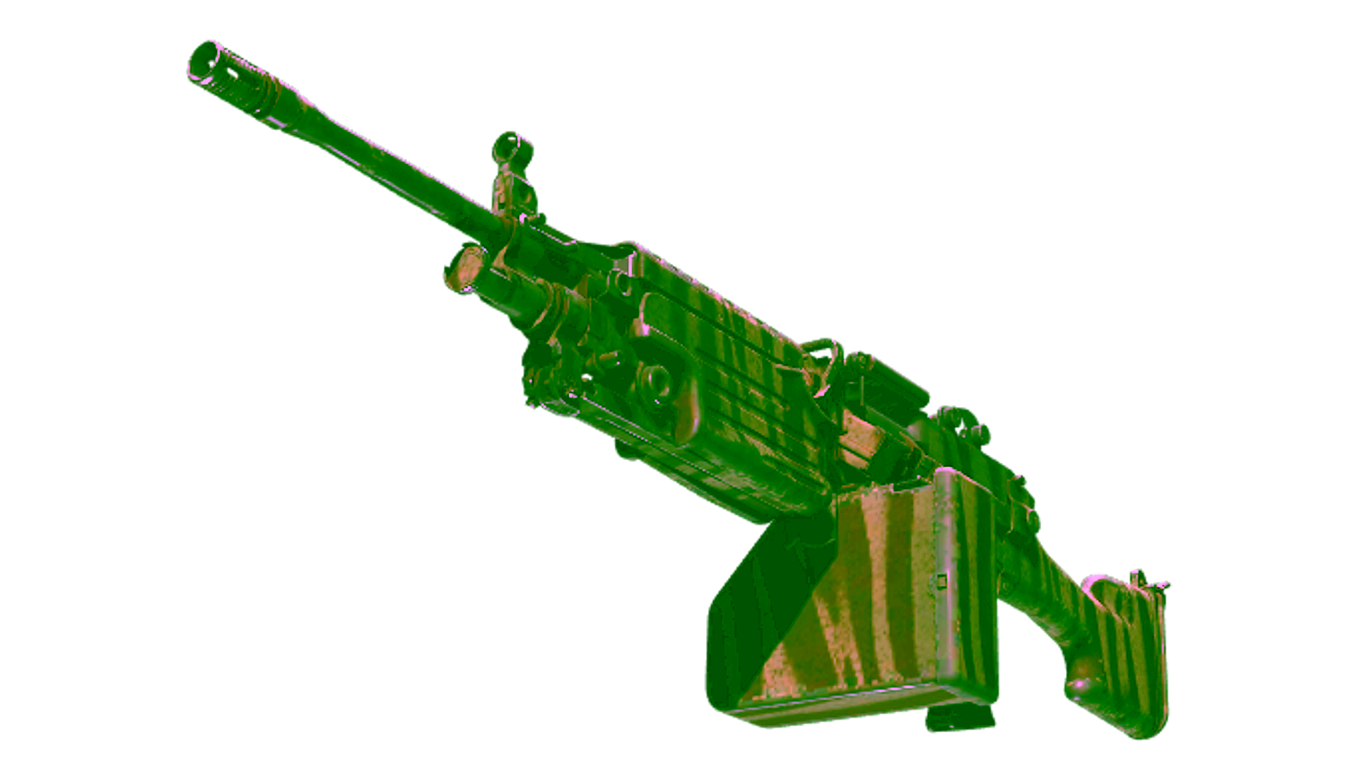 Display for Souvenir M249 | Predator (Well-Worn)