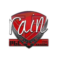 Sticker rain Krakow 2017
