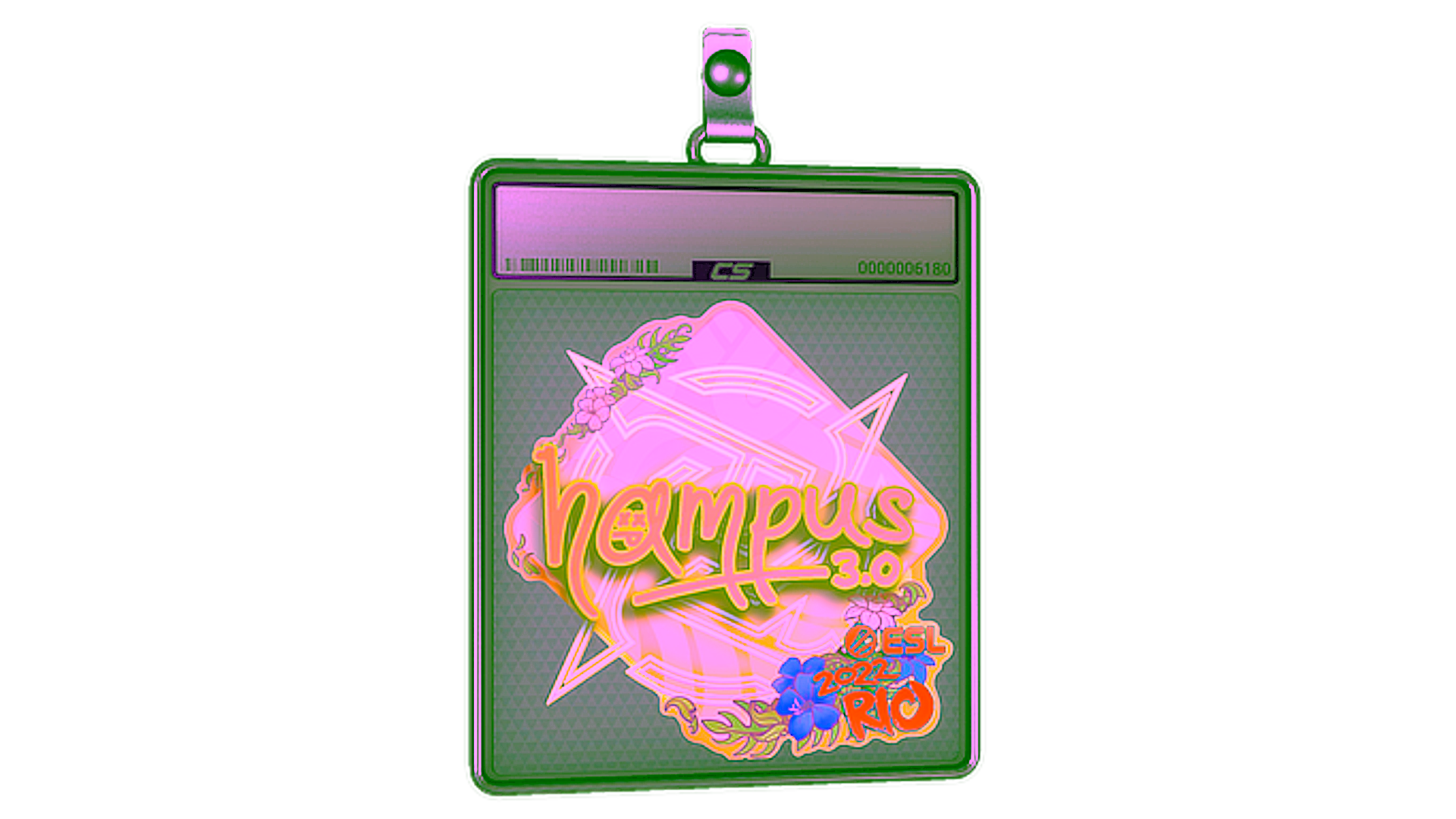 Display for Sticker Slab | hampus (Holo) | Rio 2022