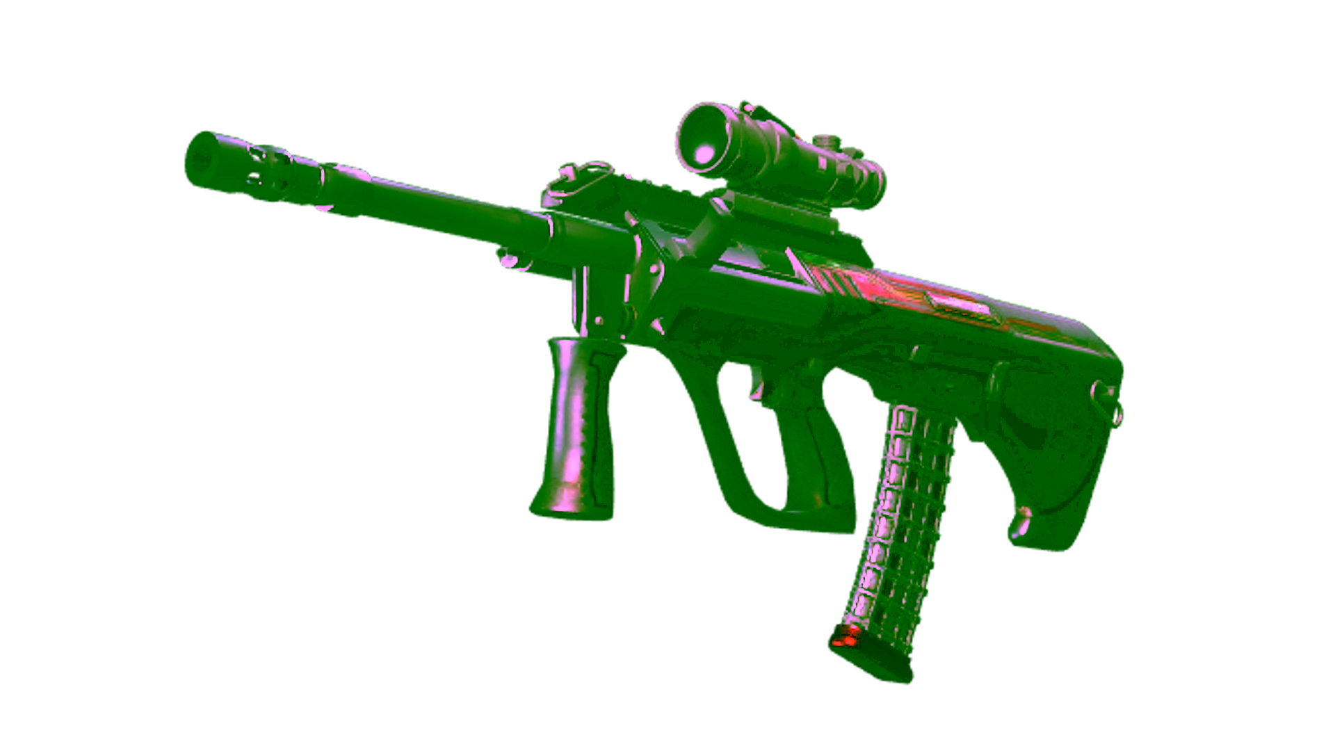 Display for StatTrak™ AUG | Syd Mead (Battle-Scarred)