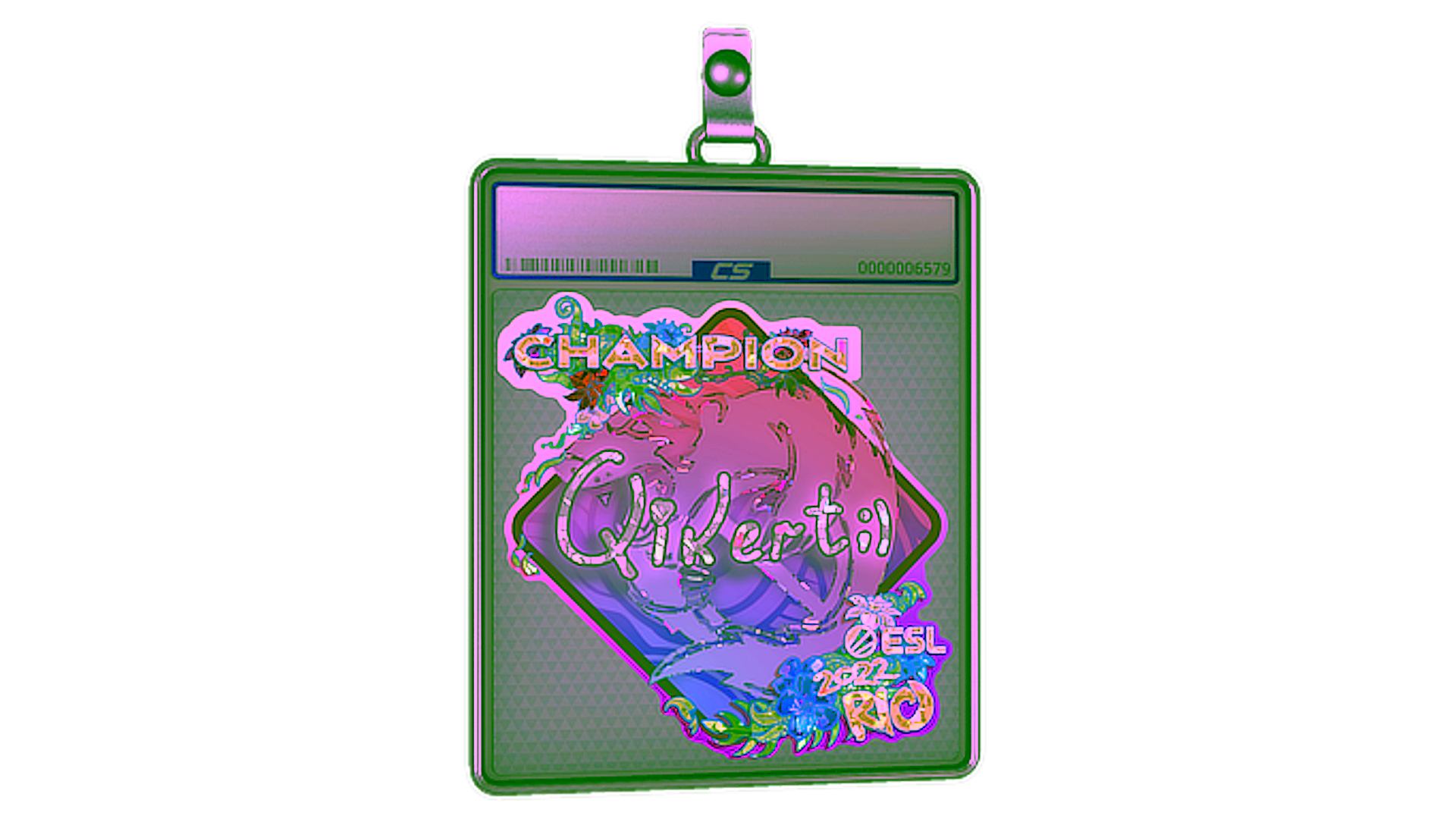 Display for Sticker Slab | qikert (Glitter, Champion) | Rio 2022