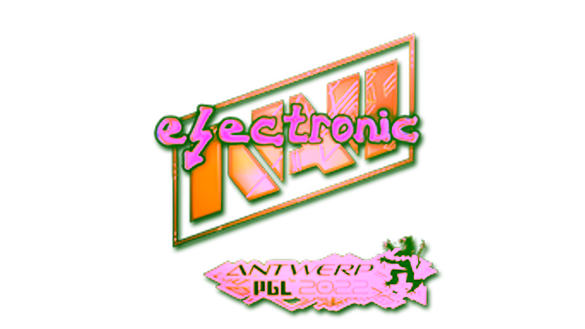 Display for Sticker | electronic (Holo) | Antwerp 2022