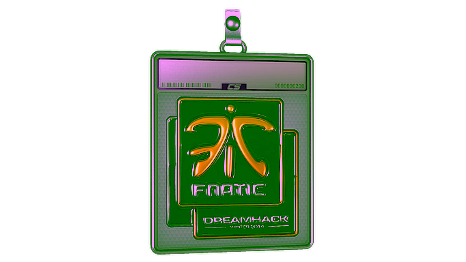 Display for Sticker Slab | Fnatic (Foil) | DreamHack 2014