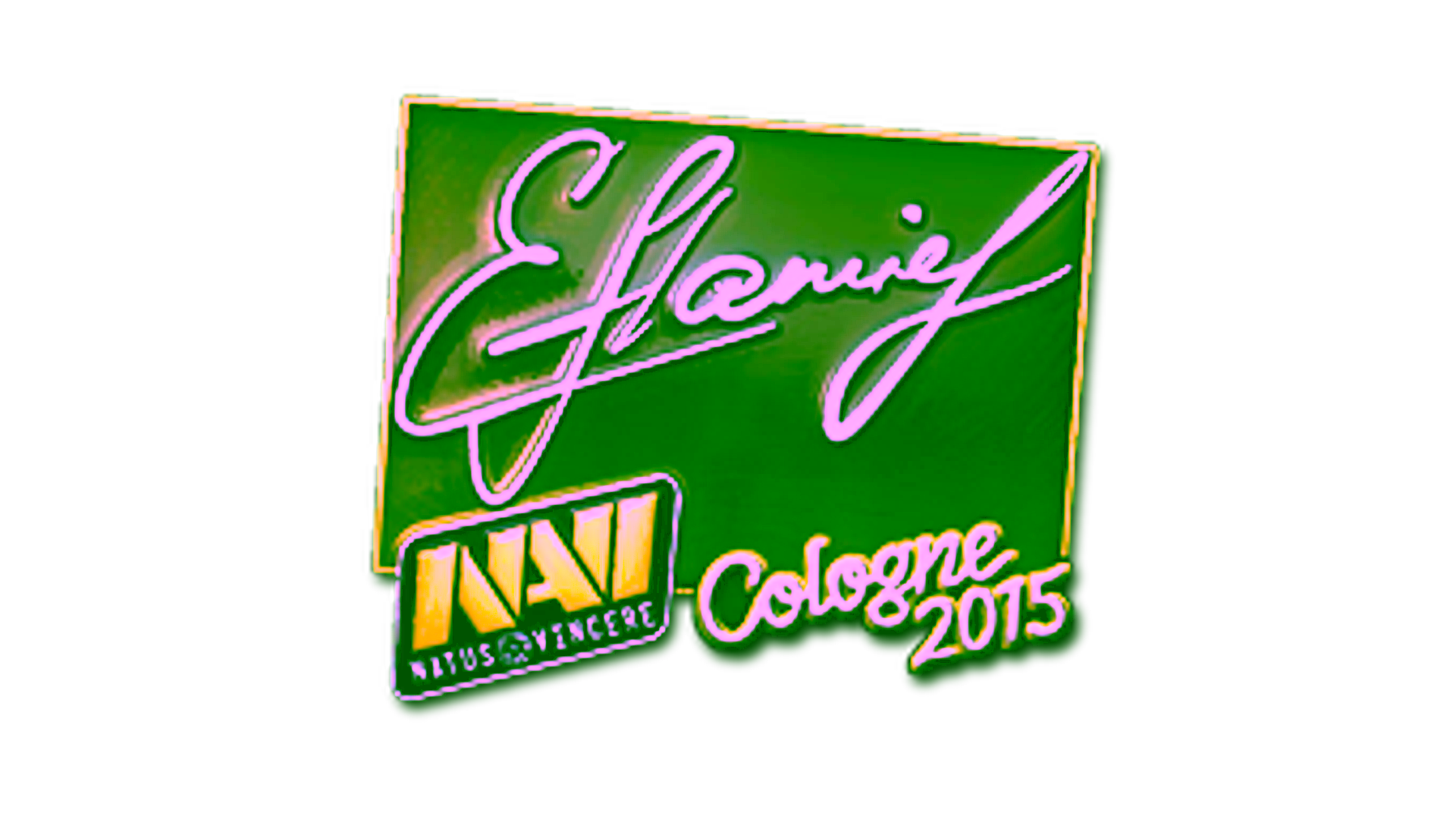 Display for Sticker | flamie (Foil) | Cologne 2015