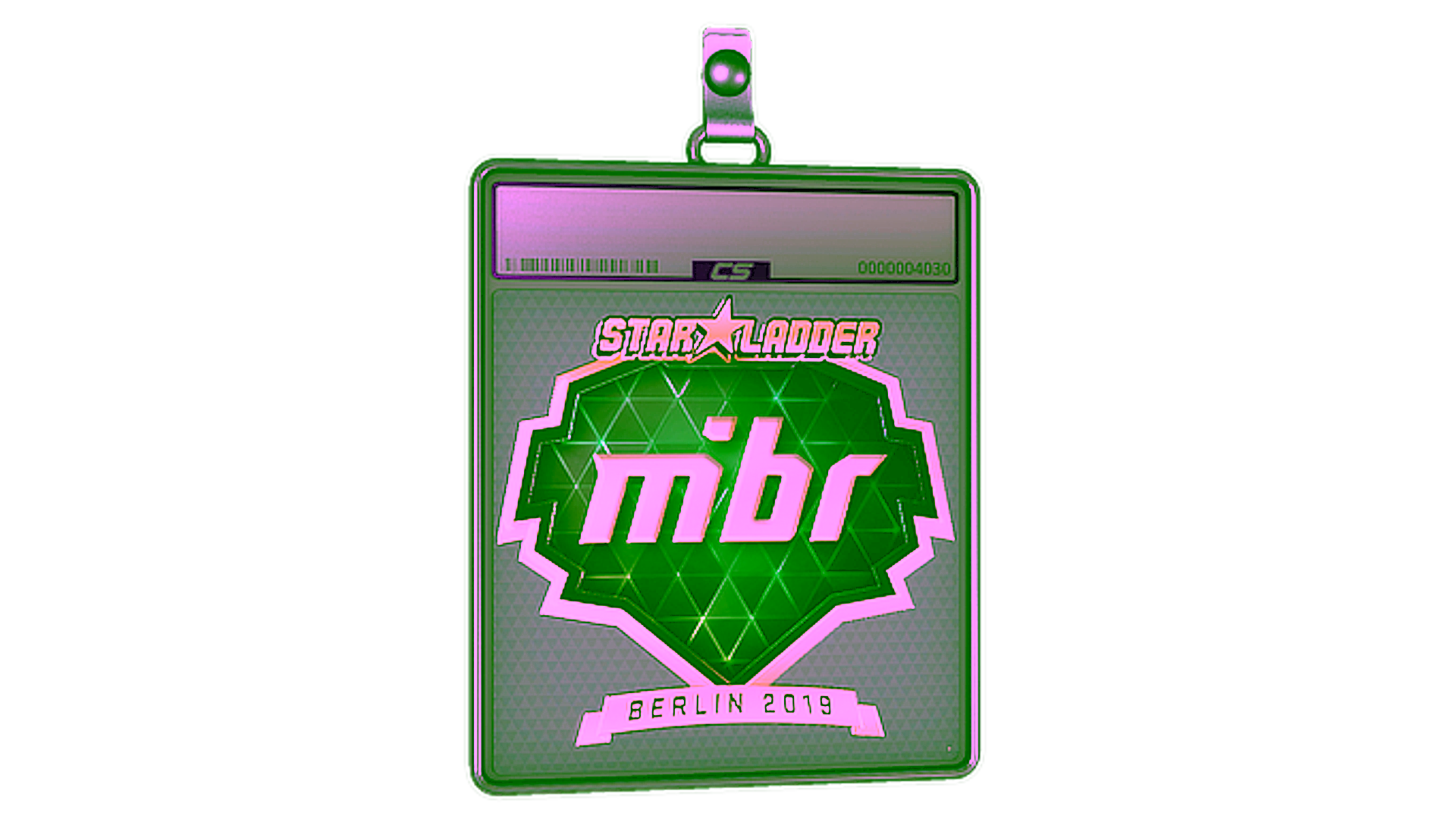 Display for Sticker Slab | MIBR (Gold) | Berlin 2019