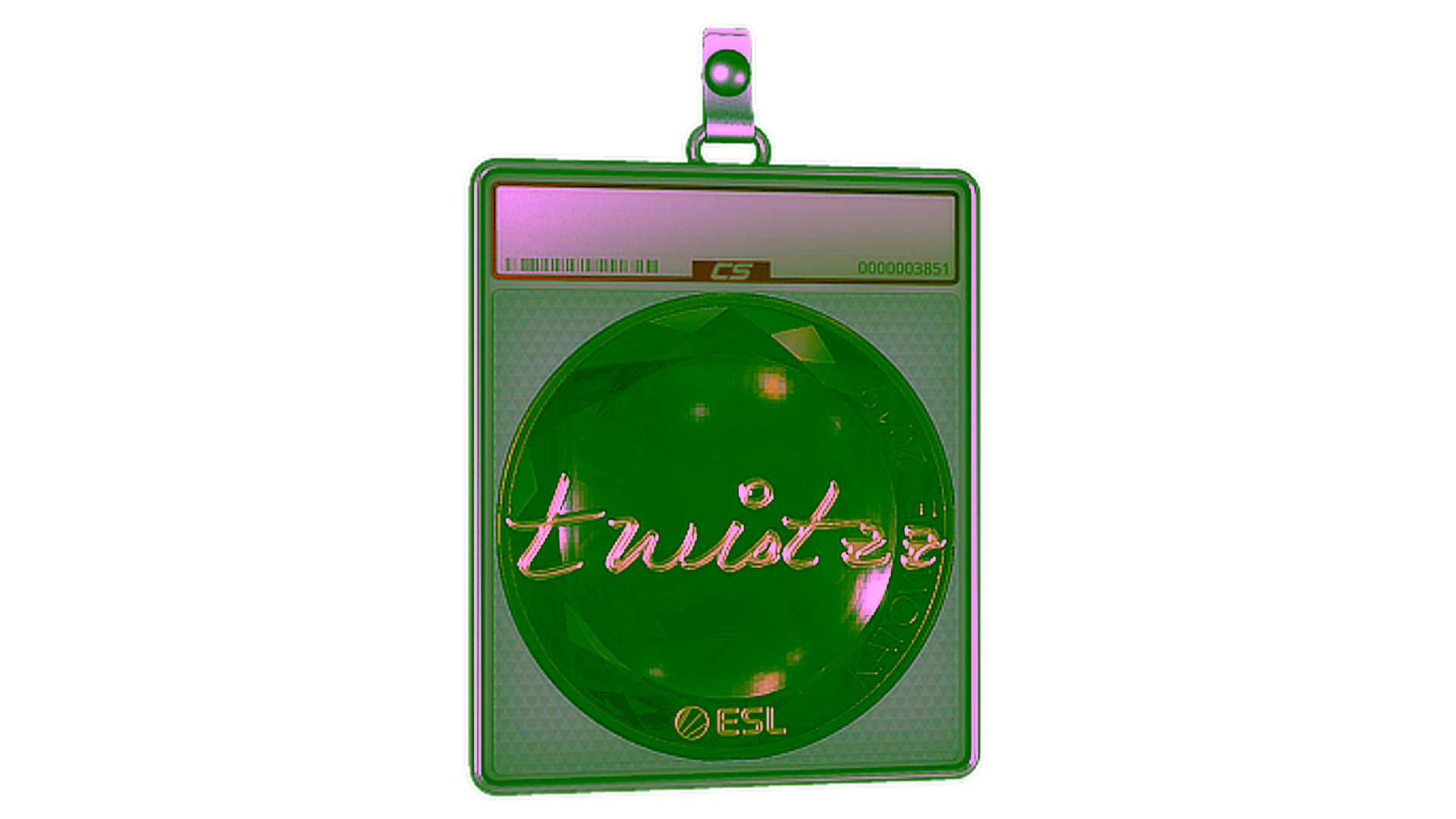 Display for Sticker Slab | Twistzz (Gold) | Katowice 2019